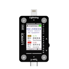 Luowei LW-RT01 Type-C to Lightning High Precision Digital Display Tail Insertion Tester