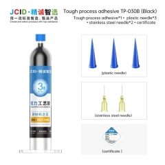 JCID TP-030B / TP-030T Tough Process Adhesive 30ml (Black / Transparent)