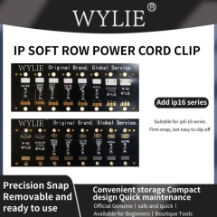 Wylie Soft Row Power Cord Clip for iPhone 6 to 16Pro Max