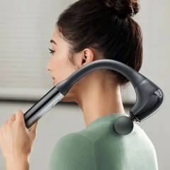 Yesido MG07 5-Gear Muscle Relaxation Electric Massager Handheld Back Massage Gun with 4 Massage Heads(Black)