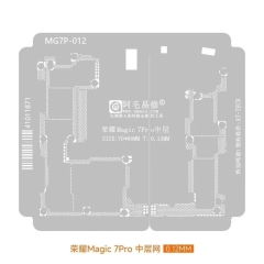 Amaoe MG7P-012 0.12mm Middle Layer BGA Reballing Stencil for Honor Magic 7Pro