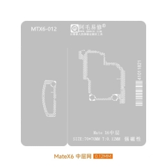 Amaoe MTX6-012 0.12mm Middle Layer BGA Reballing Stencil for Huawei Mate X6