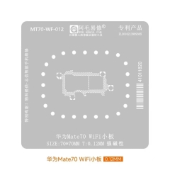 Amaoe MT70-WF-012 0.12mm Huawei Mate70 WiFi Small Board BGA Reballing Stencil