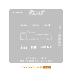 Amaoe X200P-XB-012 0.12mm VIVO X200 Pro Small Board BGA Reballing Stencil