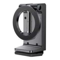 Yesido C298 Portable Travel Magnetic Phone Holder Zinc Alloy Adjustable Cellphone Bracket(Black)
