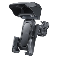 Yesido C331 Bicycle Phone Holder with Sunshade Bike Handlebar Phone Mount(Black)