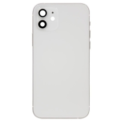 Back Housing For iPhone 12 (White) (Original Pull) (Grade A)