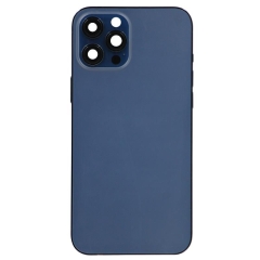 Back Housing For iPhone 12 Pro Max (Pacific Blue) (Original Pull) (Grade A)