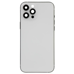 Back Housing For iPhone 12 Pro Max (Silver) (Original Pull) (Grade A)