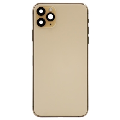 Back Housing For iPhone 11 Pro Max (Gold) (Original Pull) (Grade A)