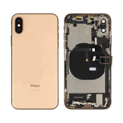 Back Housing With Parts For iPhone XS (Gold) (Original Pull) (Grade A)