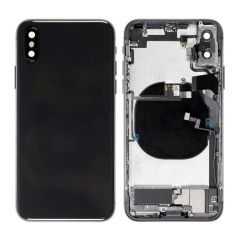 Back Housing With Parts For iPhone X (Space Grey) (Original Pull) (Grade A)