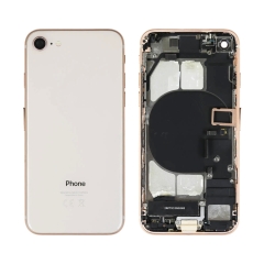 Back Housing With Parts For iPhone 8 (Rose Gold) (Original Pull) (Grade A)