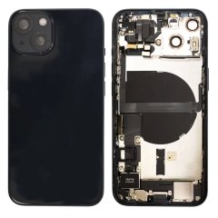 Back Housing With Parts For iPhone 13 (Midnight) (Original Pull) (Grade A)