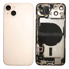 Back Housing With Parts For iPhone 13 (Pink) (Original Pull) (Grade A)