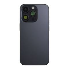 Back Housing With Parts For iPhone 14 Pro (Deep Purple) (Original Pull) (Grade A)