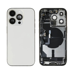 Back Housing With Parts For iPhone 14 Pro (Gold) (Original Pull) (Grade A)