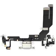 Charging Port Flex Cable for iPhone 16e White