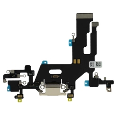 Charging Port Flex Cable For iPhone 11 - White