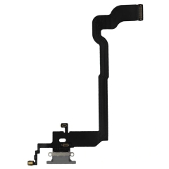Charging Port Flex Cable For iPhone X - Silver