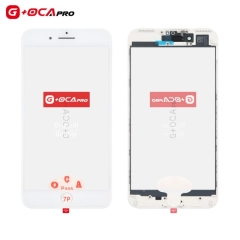 G+OCA Pro Top Glass With Frame + OCA+ Earpiece Dust Mesh for iPhone 7 Plus (White)