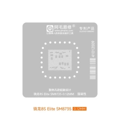 Amaoe CPU BGA Reballing Stencil for Qualcomm SM8735 Snapdragon 8S Elite