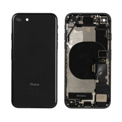 Back Housing With Parts For iPhone SE 2nd (Space Gray) (Original Pull) (Grade A)