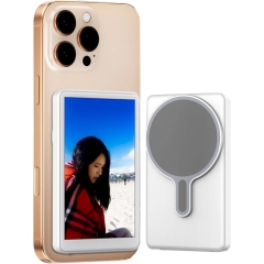 ​Magnetic Vlog Selfie Screen Phone Rear Camera Selfie Monitor Display For iPhone/ Android