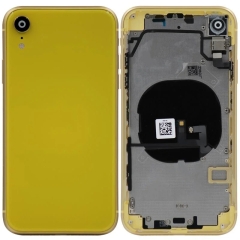 Back Housing For iPhone XR (Yellow) (Original Pull) (Grade A)