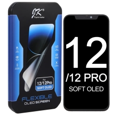 Soft OLED Screen Assembly For iPhone 12 / 12 Pro- Remove IC/ JK