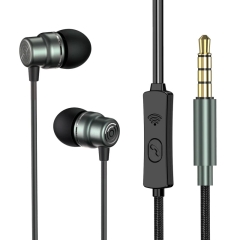 Yesido YH32 3.5mm In-Ear Braided Wired Earphone, Length: 1.2m