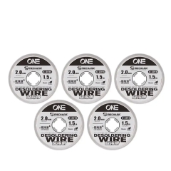 Mechanic ONE Series 1.5M Low Residue Desoldering Wick (5Pcs)