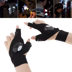 Hand LED Flashlight Finger Lamp Gloves for Night Fishing/ Repairing​/ Camping/ Hiking