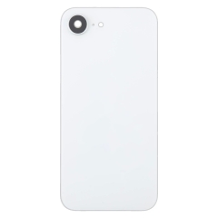 Back Glass With Camera Lens Cover For iPhone 16e - White