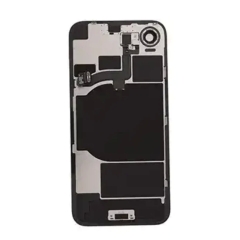 Back Glass w/ Camera Lens / Steel Plate / Wireless NFC Charging MagSafe Magnet / Flashlight Flex for iPhone 16e- White