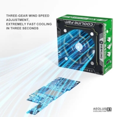Mijing Aeolus X1 3in1 Cooling/ Smoke Exhaust Fan With UV Curing Lamp