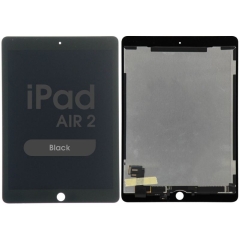 Premium LCD Screen Assembly For iPad Air 2 (Sleep / Wake Sensor Flex Pre-Installed) (Black)