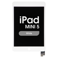 OEM LCD Screen Assembly For iPad Mini 5 (Sleep / Wake Sensor Flex Pre-Installed) (White)