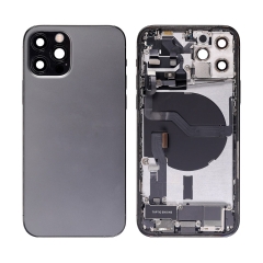 Back Housing With Parts For iPhone 12 Pro- Graphite OEM