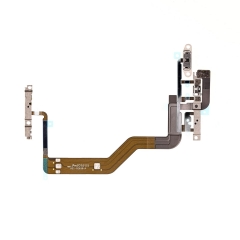Replacement for iPhone 12 Pro Power Button Flex Cable with Metal Bracket Assembly Original