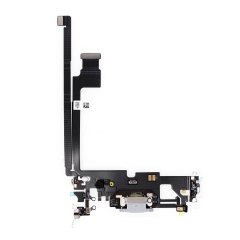 Charging Port Flex Cable For iPhone 12 Pro Max - Silver