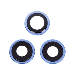 Replacement for iPhone 12 Pro Rear Camera Holder with Lens - Pacific Blue Original