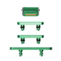 For iPhone 12/ 12 Mini Side Bottom Set- Green