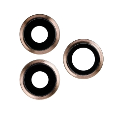 Replacement for iPhone 11 Pro/ Pro Max Rear Camera Holder with Lens - Gold Original