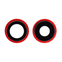 Replacement for iPhone 12/12 Mini Rear Camera Holder with Lens - Red Original