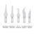 i2C Q5 High Toughness Chip Repair Blades Combination Kits