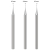 JS-03 Diameter Spherical Straight Needle Laminate Grinding Heads