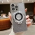 Electroplated Holder Gradient Glitter MagSafe Case For IPhone 16/ 16Plus/ 16Pro/ 16ProMax