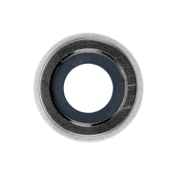 For iPhone XR Rear Facing Camera Lens with Bezel- White