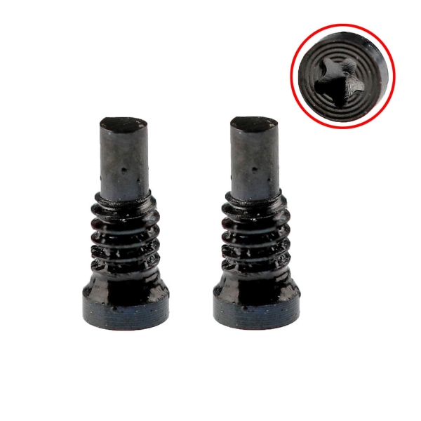Replacement for iPhone 8 8 Plus SE 2nd SE 3rd Bottom Screw 2pcs/set - Black